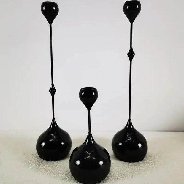 metal candle holder set, suitable for romantic dinner