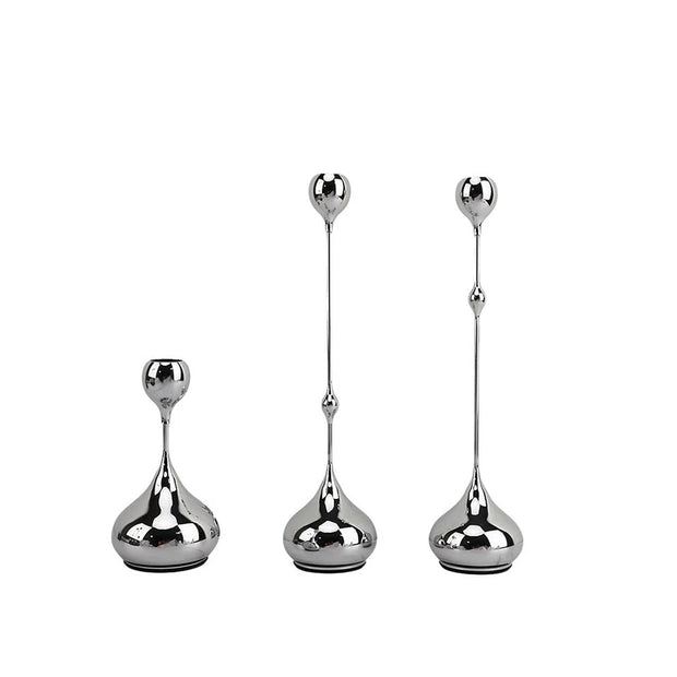 metal candle holder set, suitable for romantic dinner