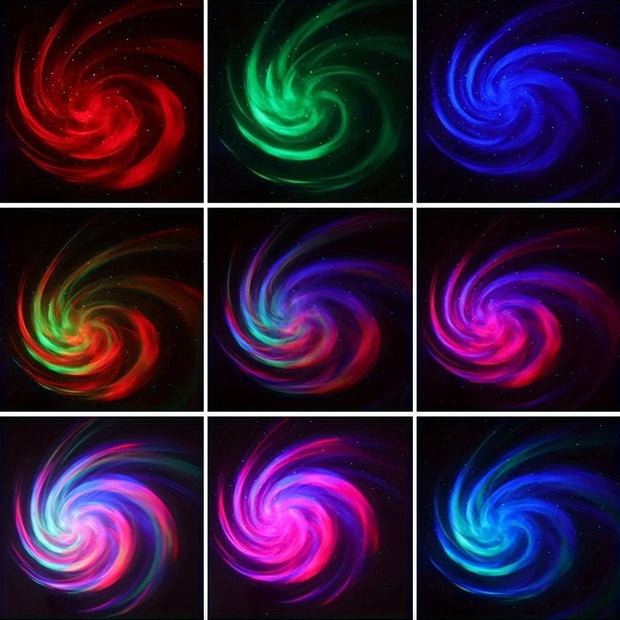 LED Galaxy Projector Light Sky Bedroom Night Light