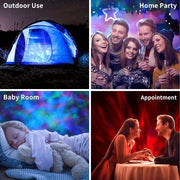 LED Galaxy Projector Light Sky Bedroom Night Light