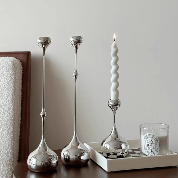 metal candle holder set, suitable for romantic dinner