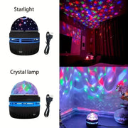 LED Ocean Wave Starry Sky Projector Lamp