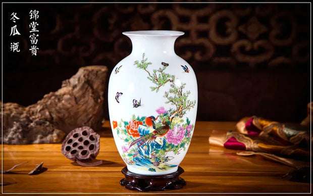 Ceramics Vase for Home Furnishing Decoration