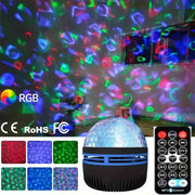 LED Ocean Wave Starry Sky Projector Lamp