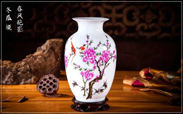 Ceramics Vase for Home Furnishing Decoration
