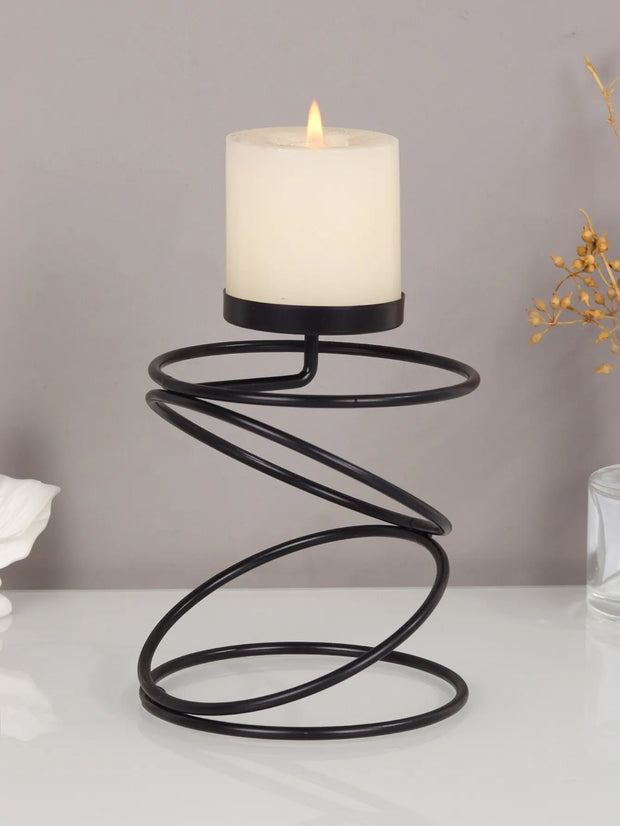 Style Metal Candle Holders Simple Golden