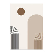 Abstract Aesthetic Wall Art Geometric Lines Canvas Oil Painting