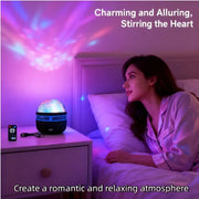 LED Ocean Wave Starry Sky Projector Lamp