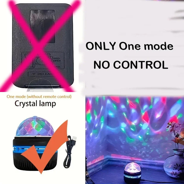 LED Ocean Wave Starry Sky Projector Lamp