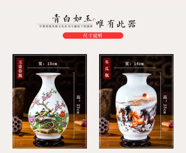 Ceramics Vase for Home Furnishing Decoration