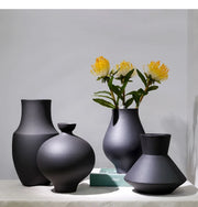Ceramic Vase Retro Flower Arrangement Household Desktop Solid