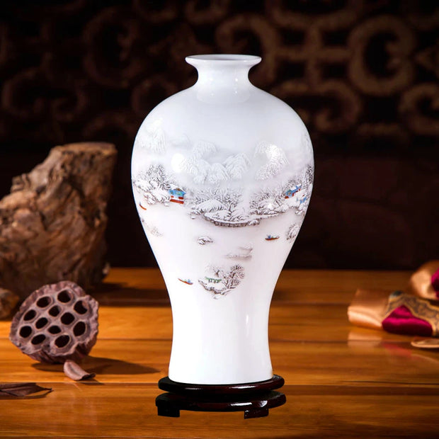 Ceramics Vase for Home Furnishing Decoration