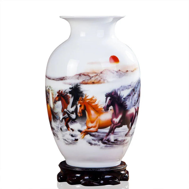 Ceramics Vase for Home Furnishing Decoration