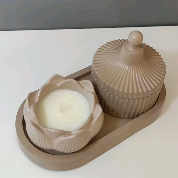 Candle Holder Storage Silicone Mold