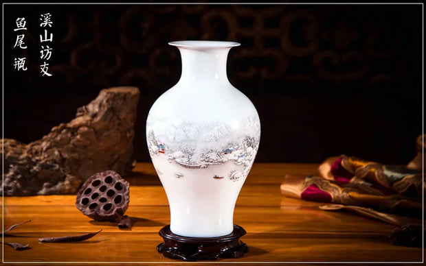 Ceramics Vase for Home Furnishing Decoration