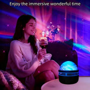 LED Ocean Wave Starry Sky Projector Lamp