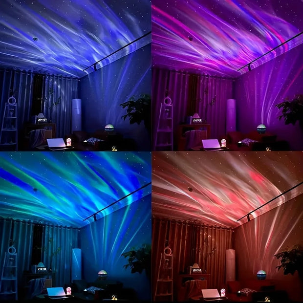 Water Ripple Projector Light Atmosphere Rotating Projection Lamp