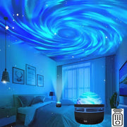 LED Ocean Wave Starry Sky Projector Lamp