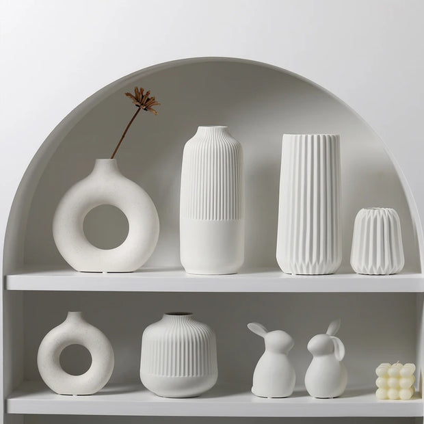 Ceramic Vase Decoration Living Room Flower Arrangement