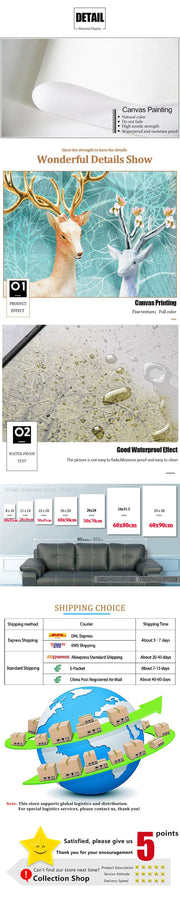 Wall Art Poster Picture for Modern Living Room Home Decor