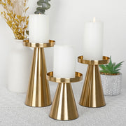 Candle Container Taper Metal Stand Wedding Decor