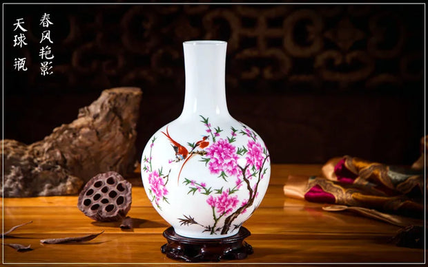 Ceramics Vase for Home Furnishing Decoration