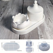 Candle Holder Storage Silicone Mold