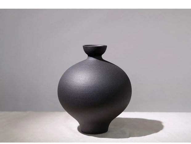 Ceramic Vase Retro Flower Arrangement Household Desktop Solid