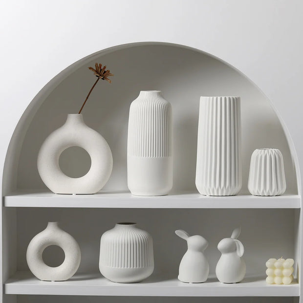 Ceramic Vase Decoration Living Room Flower Arrangement